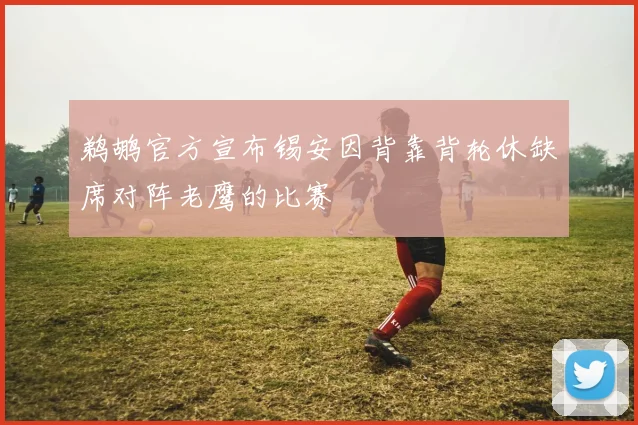 鹈鹕官方宣布锡安因背靠背轮休缺席对阵老鹰的比赛